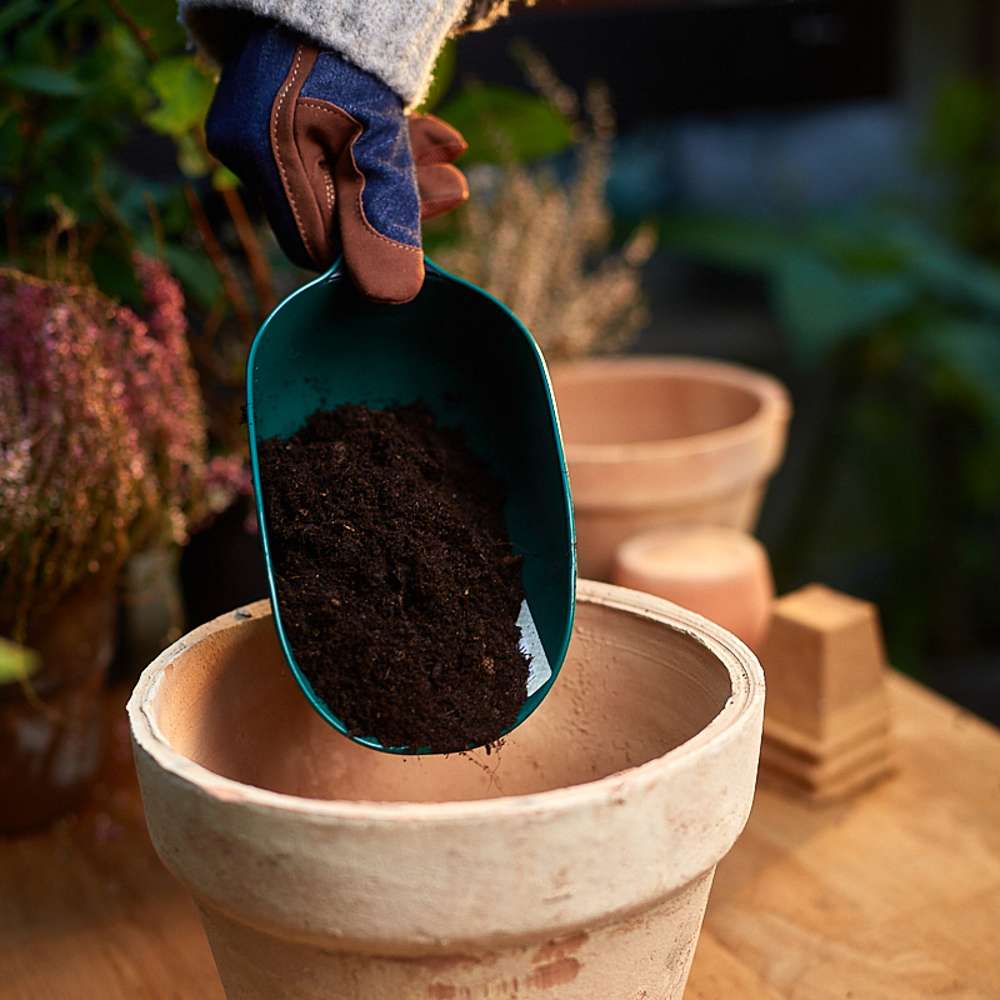 Kompostskyffel, grön