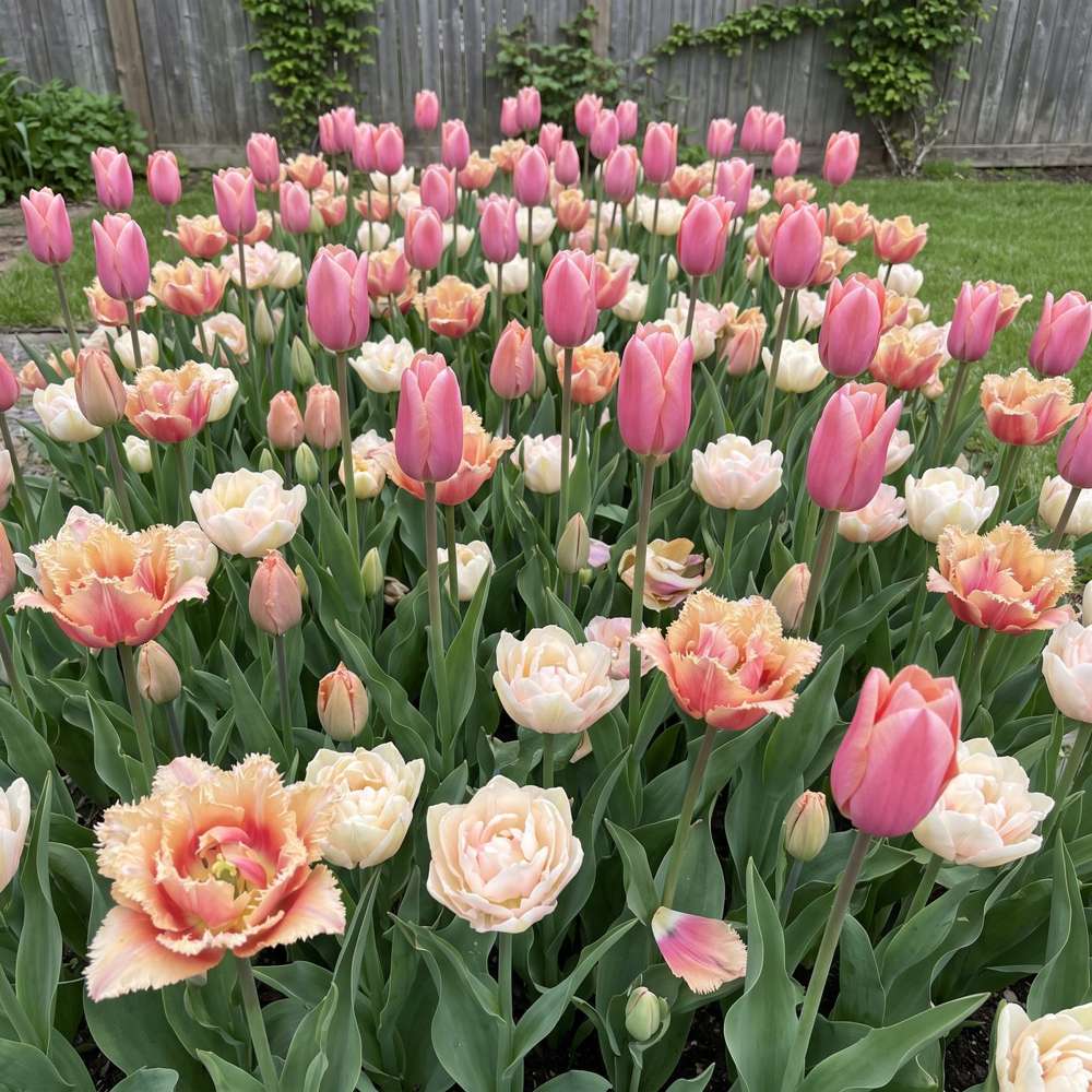 Färdig rabatt 'Apricot Lace' (1 m²)