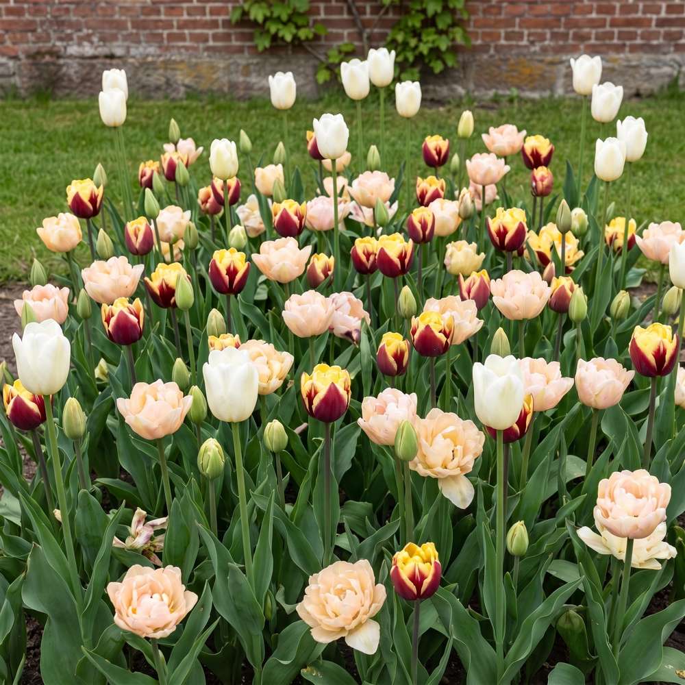Färdig rabatt 'Banana Split' (1 m²)