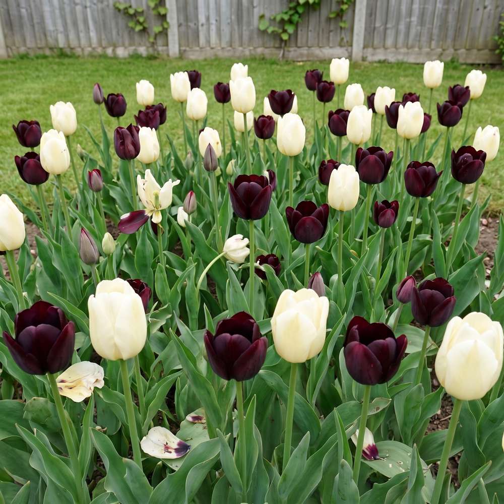 Färdig rabatt 'Black Tie' (1 m²)