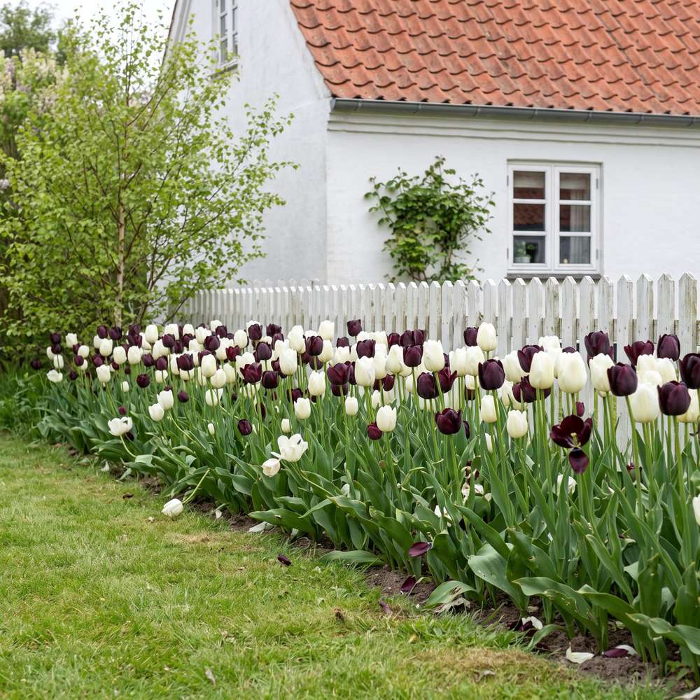 Färdig rabatt 'Black Tie' (1 m²)