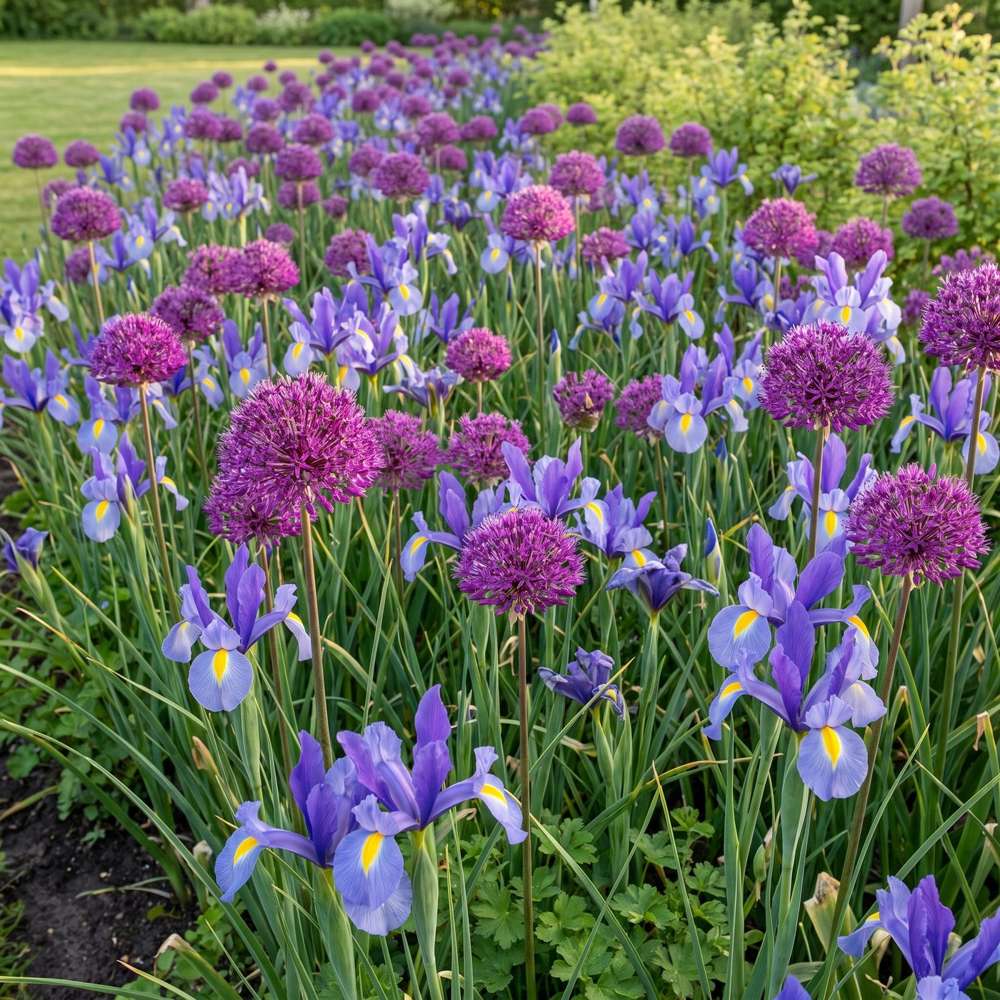 Färdig rabatt 'Blue June' (1 m²)