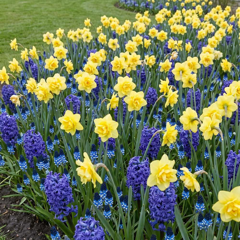 Färdig rabatt 'Blue Lemonade' (1 m²)