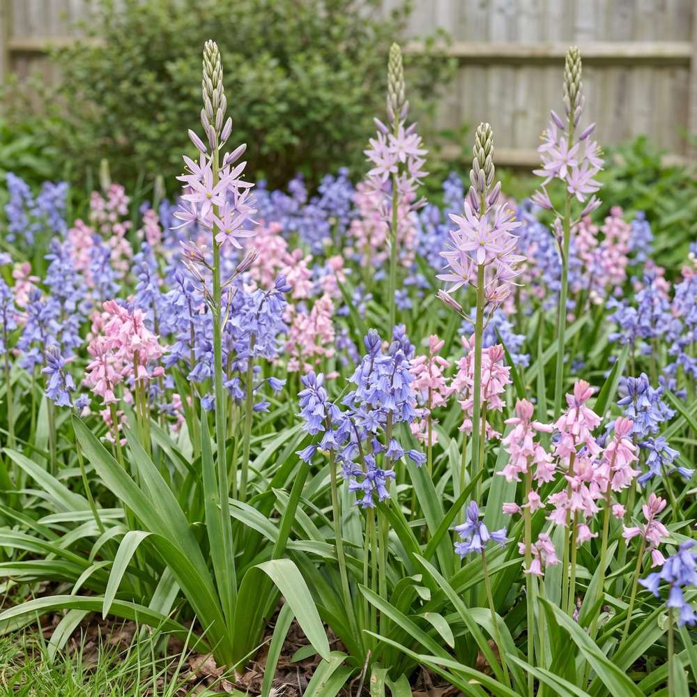 Färdig rabatt 'Blue Shadows' (1 m²)