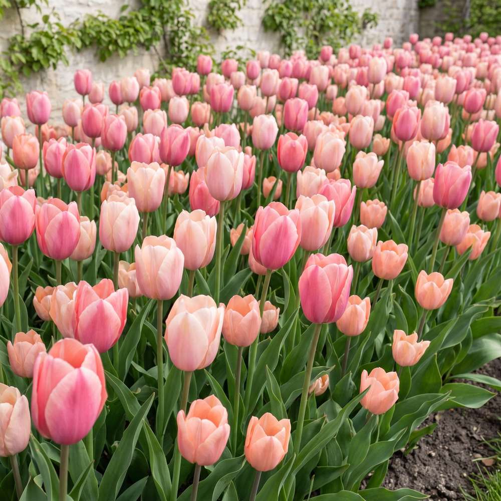 Färdig rabatt 'Flamingo' (1 m²)