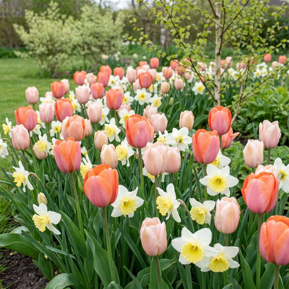 Färdig rabatt 'Forever Coral' (1 m²)