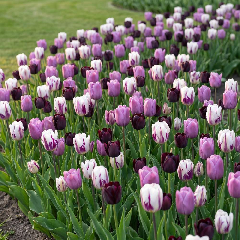 Färdig rabatt 'Ink & Lilac' (1 m²)