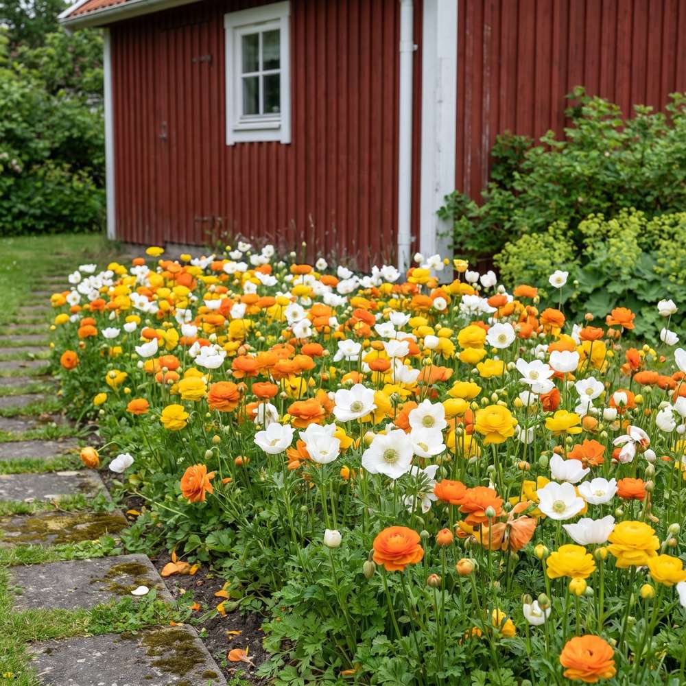 Färdig rabatt 'Marmalade' (1 m²)