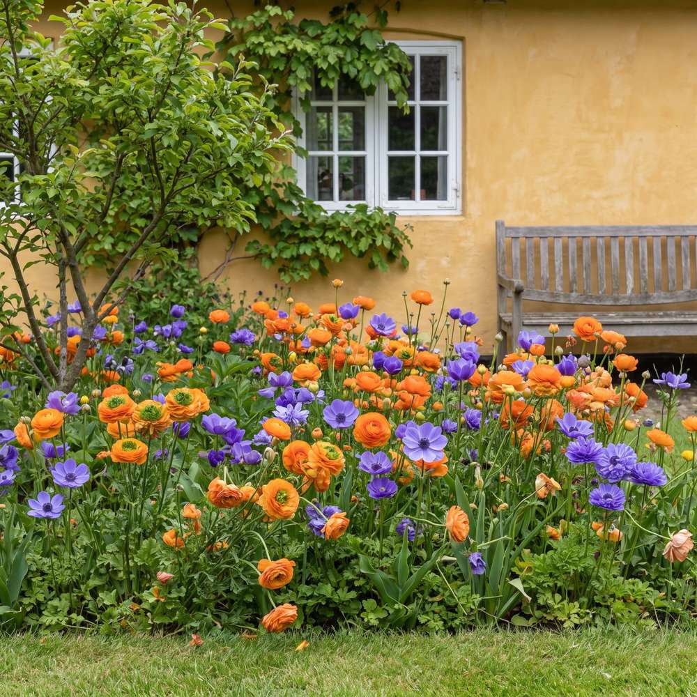 Färdig rabatt 'Midsummer' (1 m²)
