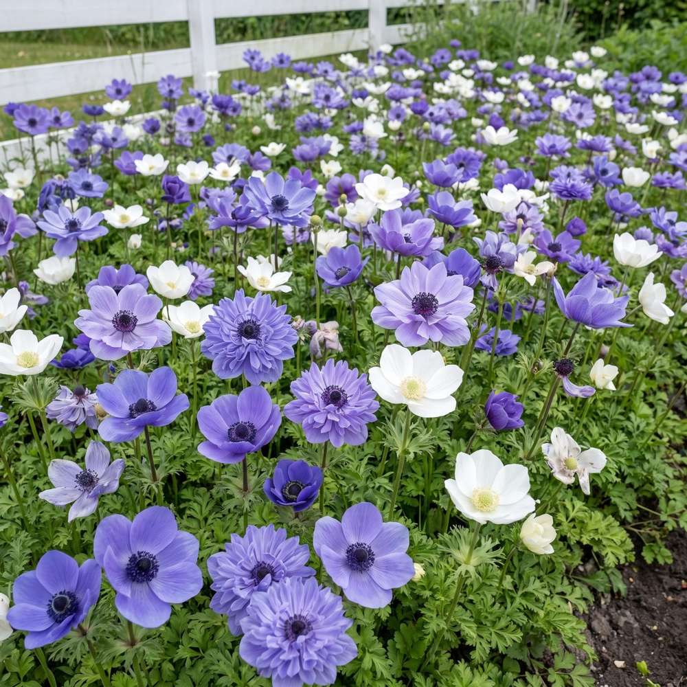 Färdig rabatt 'Nordic Blue' (1 m²)