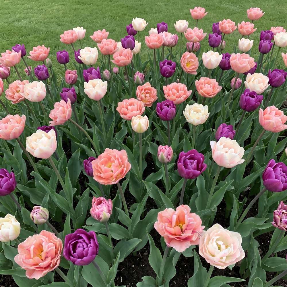 Färdig rabatt 'Petticoat' (1 m²)