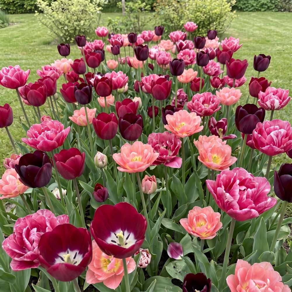 Färdig rabatt 'Pink Peony' (1 m²)