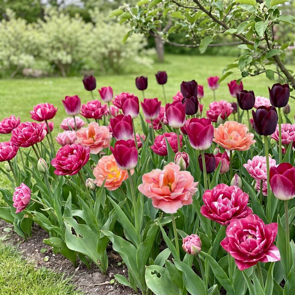 Färdig rabatt 'Pink Peony' (1 m²)
