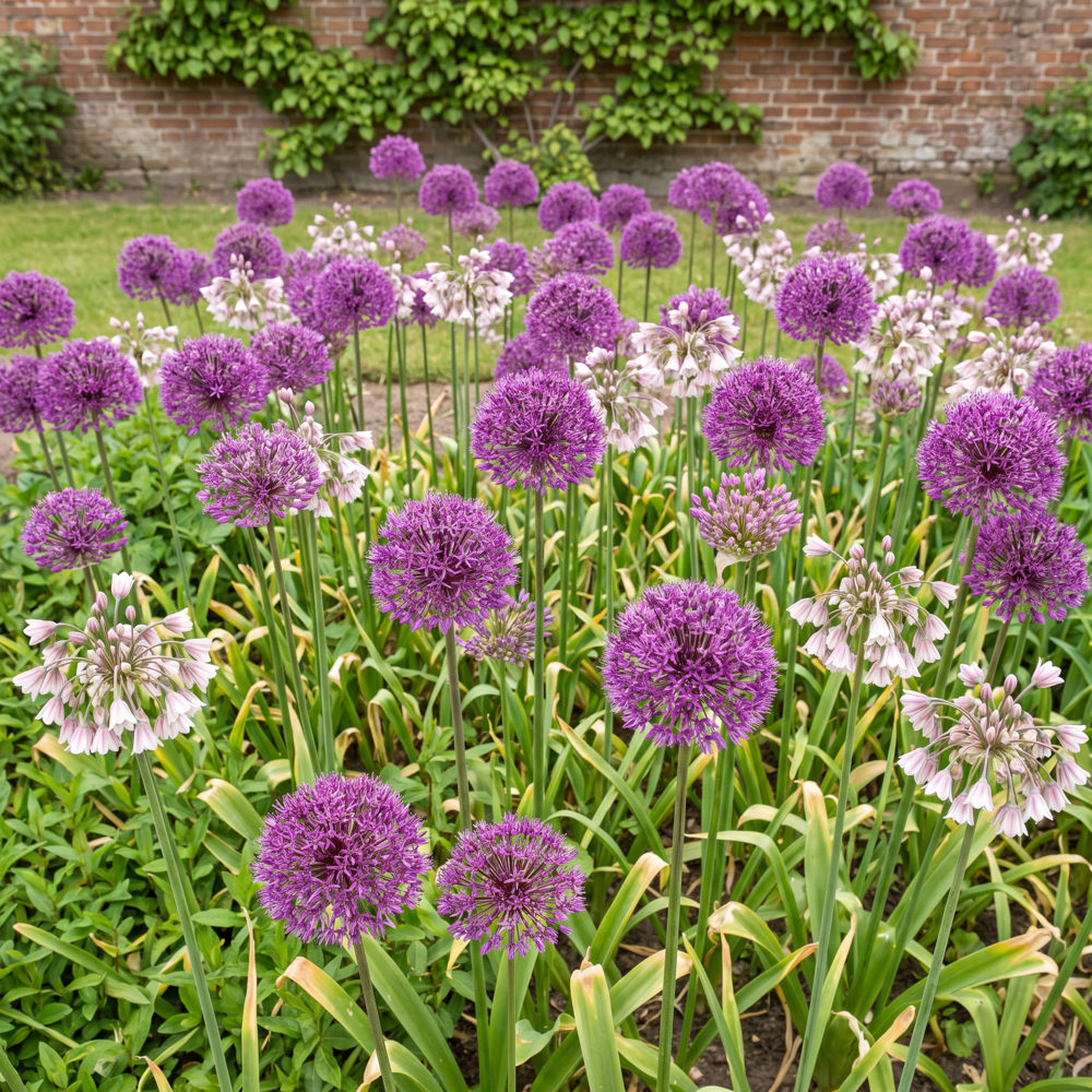 Färdig rabatt 'Pompom' (1 m²)