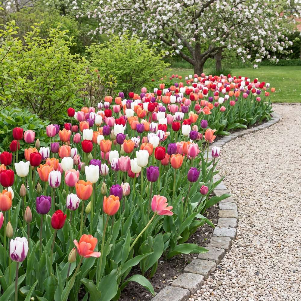 Färdig rabatt 'Rainbow Garden' (1 m²)