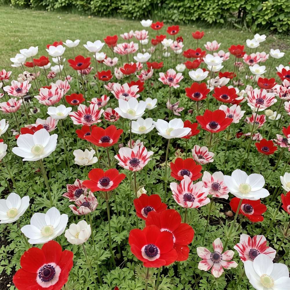 Färdig rabatt 'Red Tiger' (1 m²)
