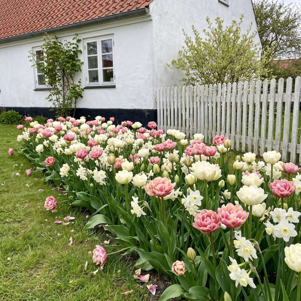 Färdig rabatt 'Rosé Fizz' (1 m²)