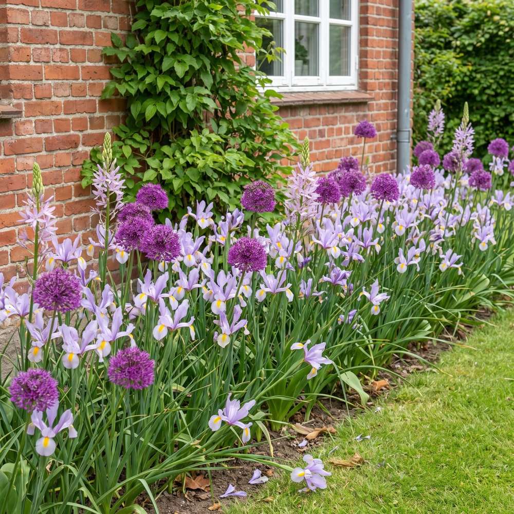 Färdig rabatt 'Silver Lilac' (1 m²)