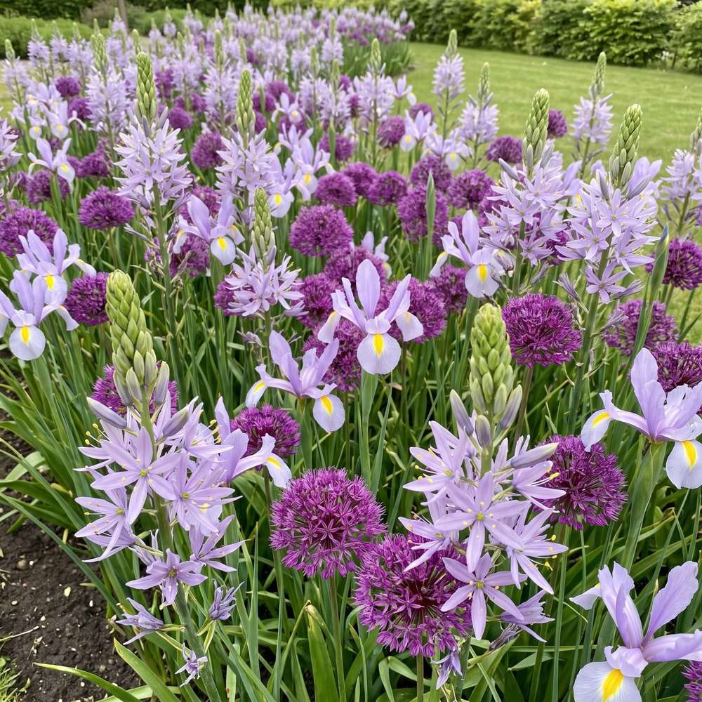 Färdig rabatt 'Silver Lilac' (1 m²)