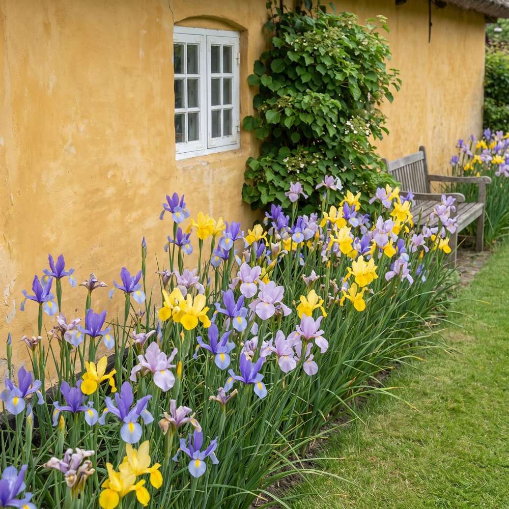 Färdig rabatt 'Summer Iris' (1 m²)