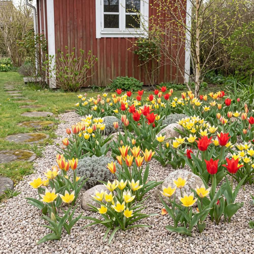 Färdig rabatt 'Wild Stars' (1 m²)