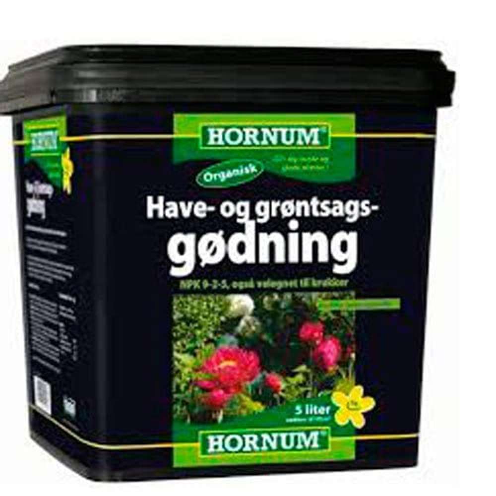 Organisk trädgårds- och grönsaksgödsel – 5 L