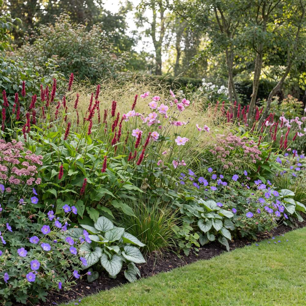 Perennpaket 'Blommor i skuggan' (1,5-2m²)