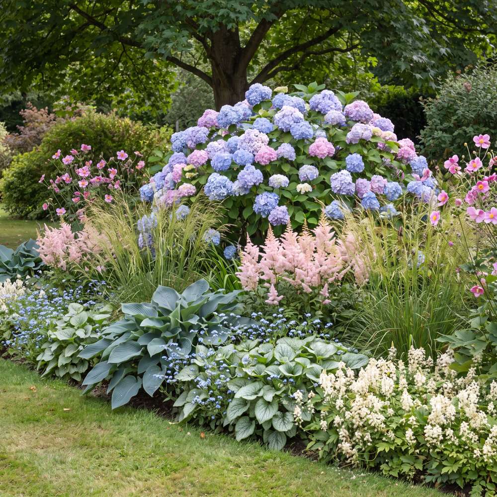 Perennpaket 'Framför hortensian' (1,5-2m²)