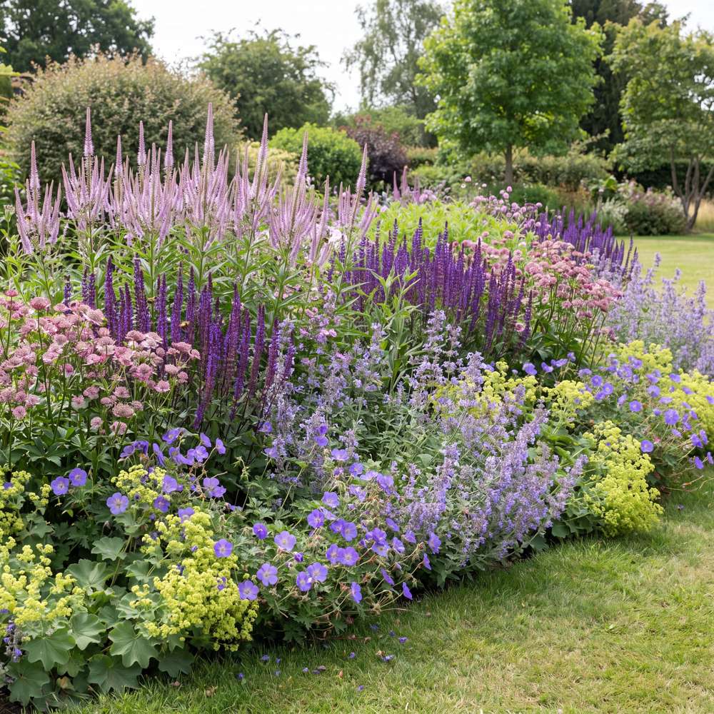 Perennpaket 'Framför rosorna' (1,5-2m²)