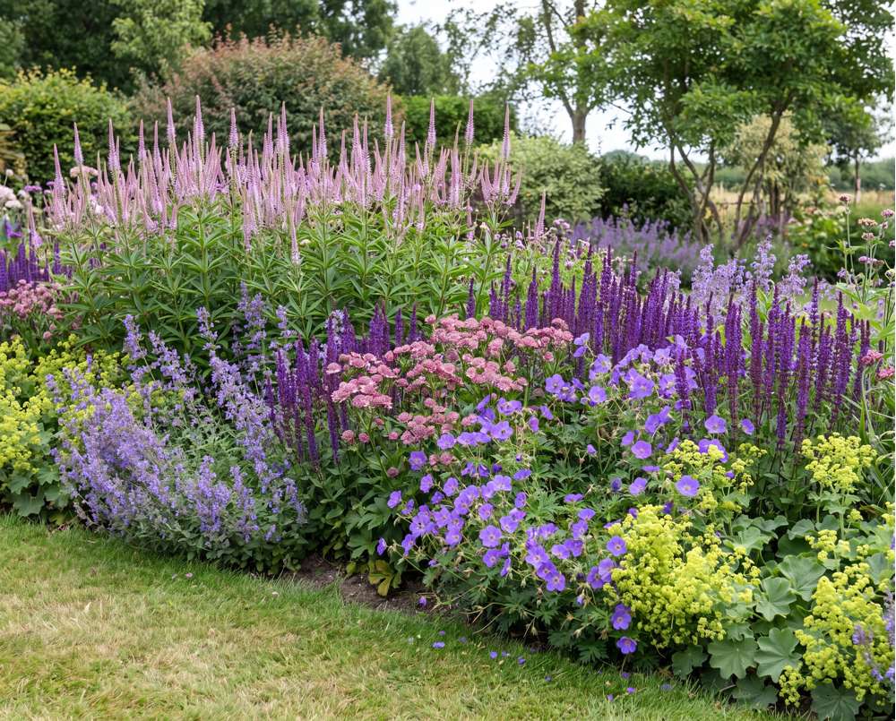 Perennpaket 'Framför rosorna' (1,5-2m²)