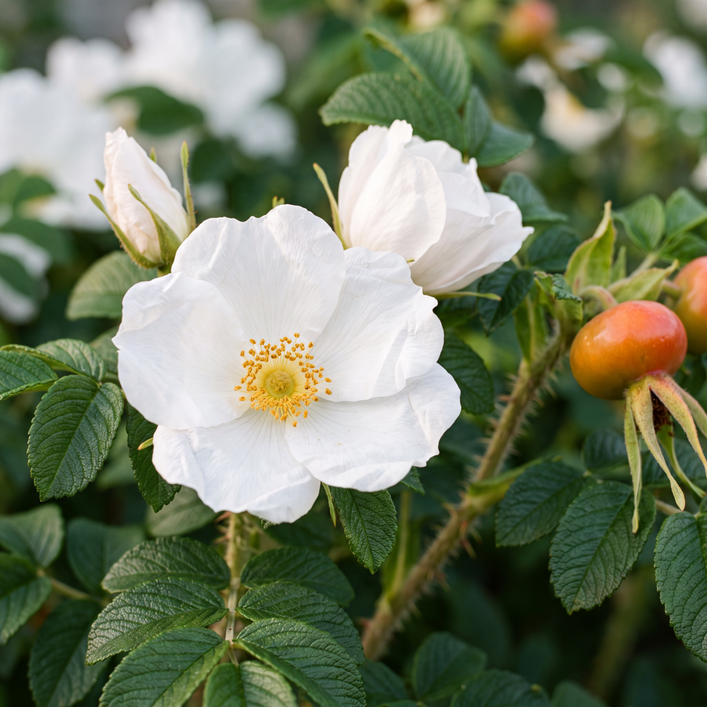 Ros 'Blanc Double de Coubert'